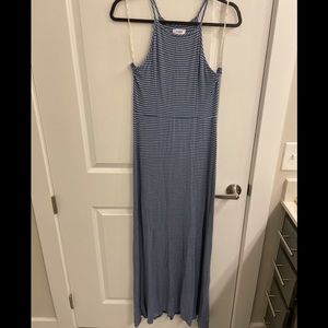 Thin Striped Maxi Dress